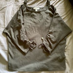 Michael Kors Ruche Sleeve Top, Size M